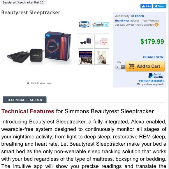 Beautyrest Sleeptracker - Picture 4 of 5